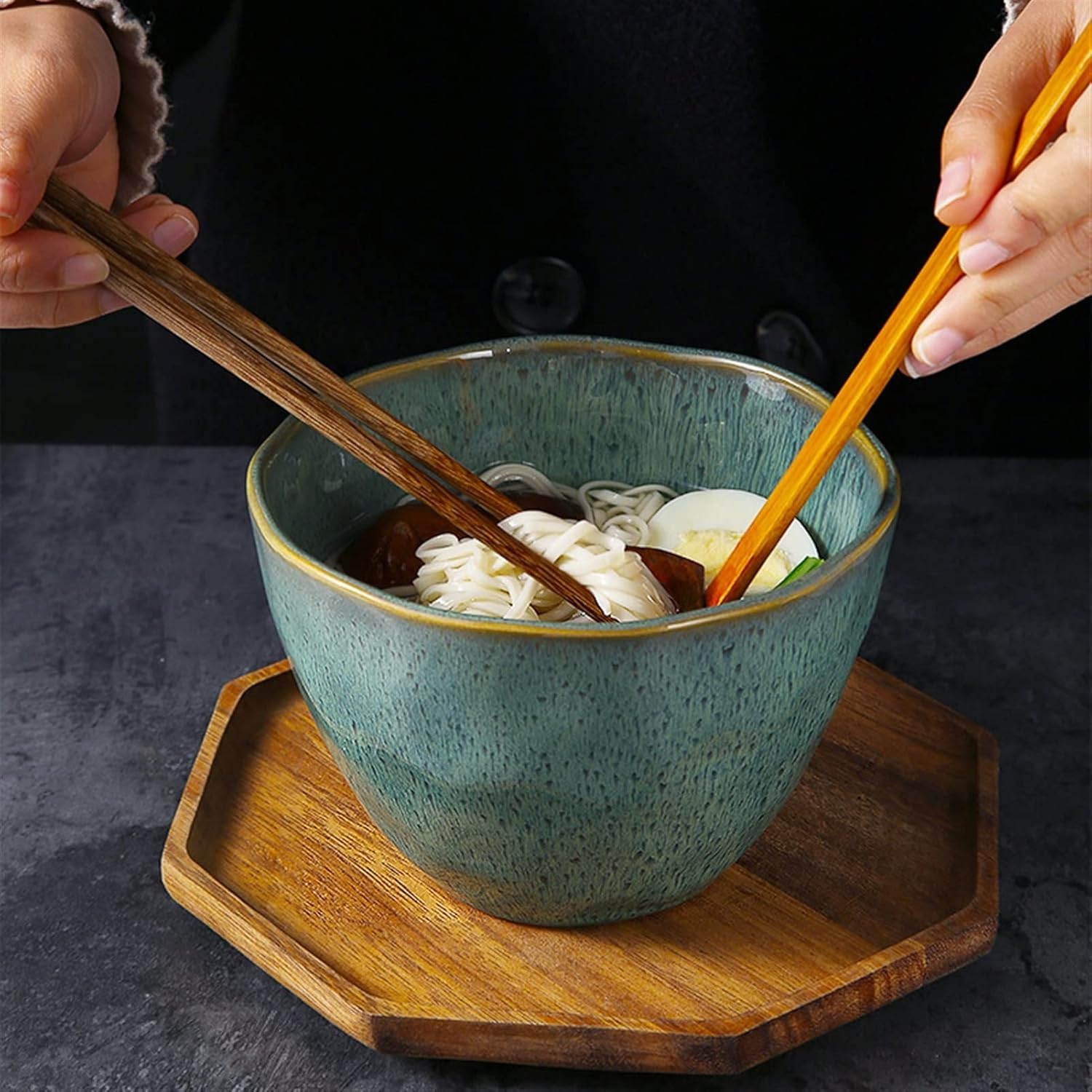 デザートカップ 青いカエルデザイン