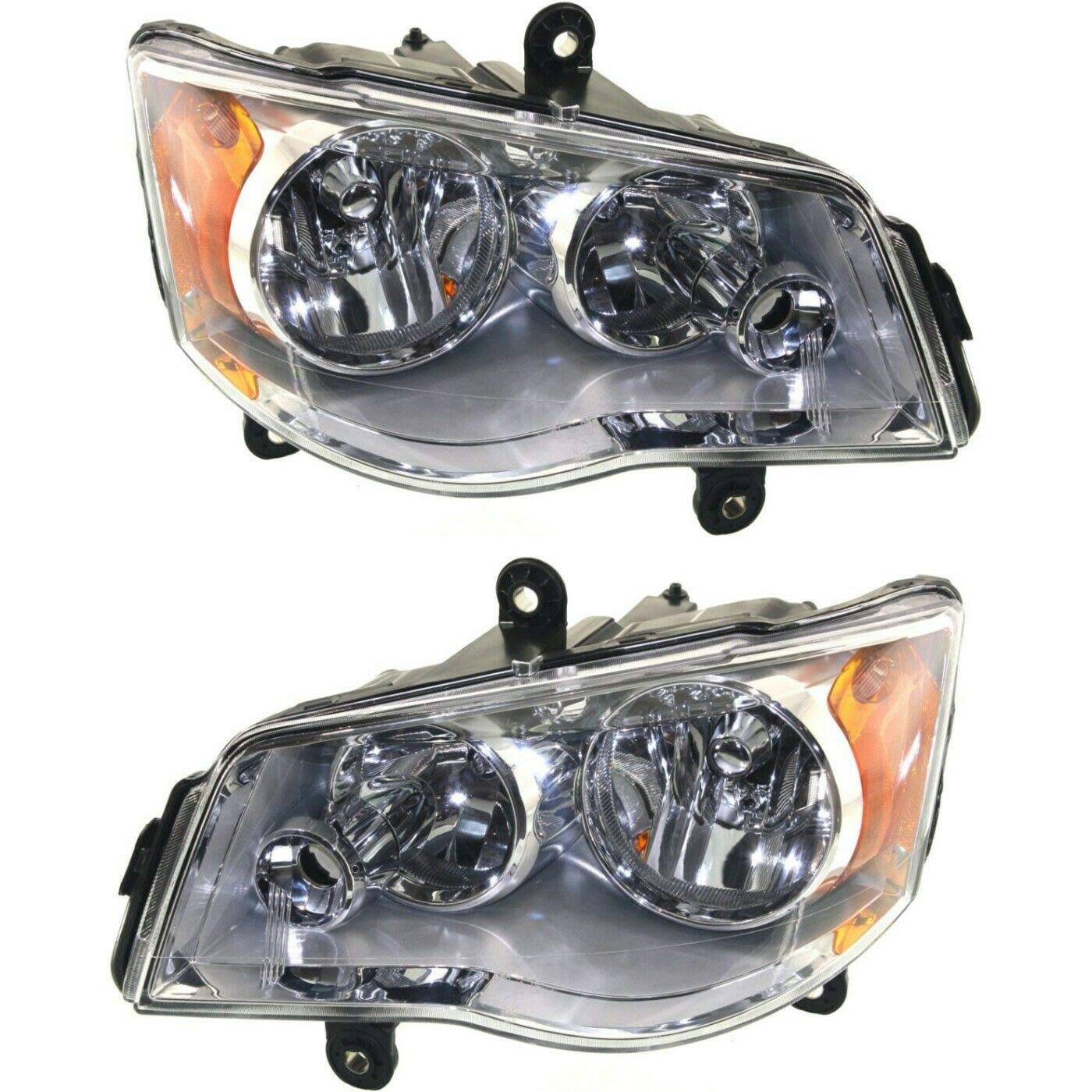 RVLightings Newmar Dutch Star 2013-2017 RV Motorhome Pair (Left & Right) Replacement Headlights