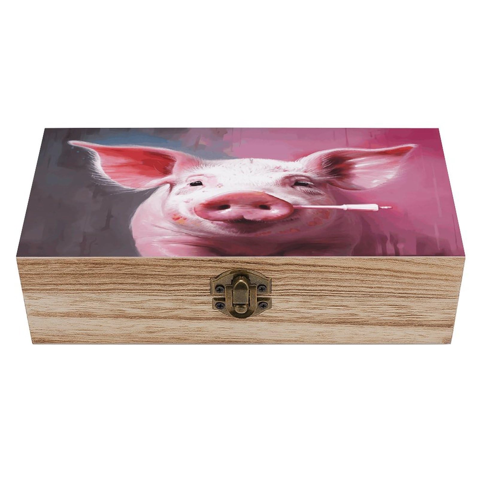 Adfgyerh Style Smiling (12) Bins Solid Wood，Jewelry Box Retro And Exquisite，Storage Box Used For Storing Photos, Souvenirs, Letters, Gifts, And Jewelry.