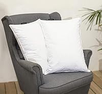 Vista 7 de JA COMFORTS Almohadas de cama de plumas de pato para dormir (2 paquetes) - Estándar/Queen (20 x 28 pulgadas), alto peso de relleno, 600 hilos