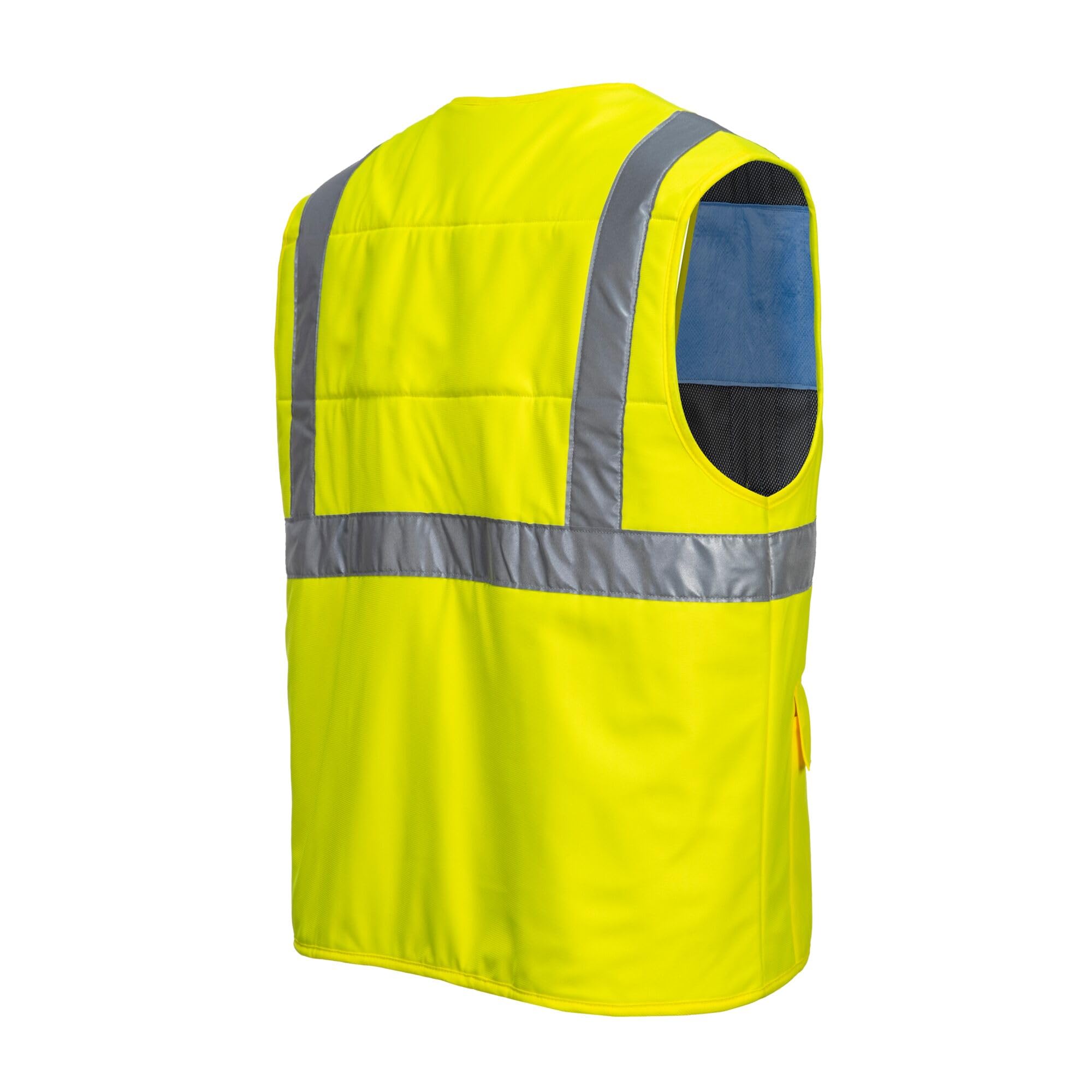 Portwest Chaleco Refrescante De Alta Visibilidad, Tamaño: L/XL, Color: Amarillo, CV02YERL/XL