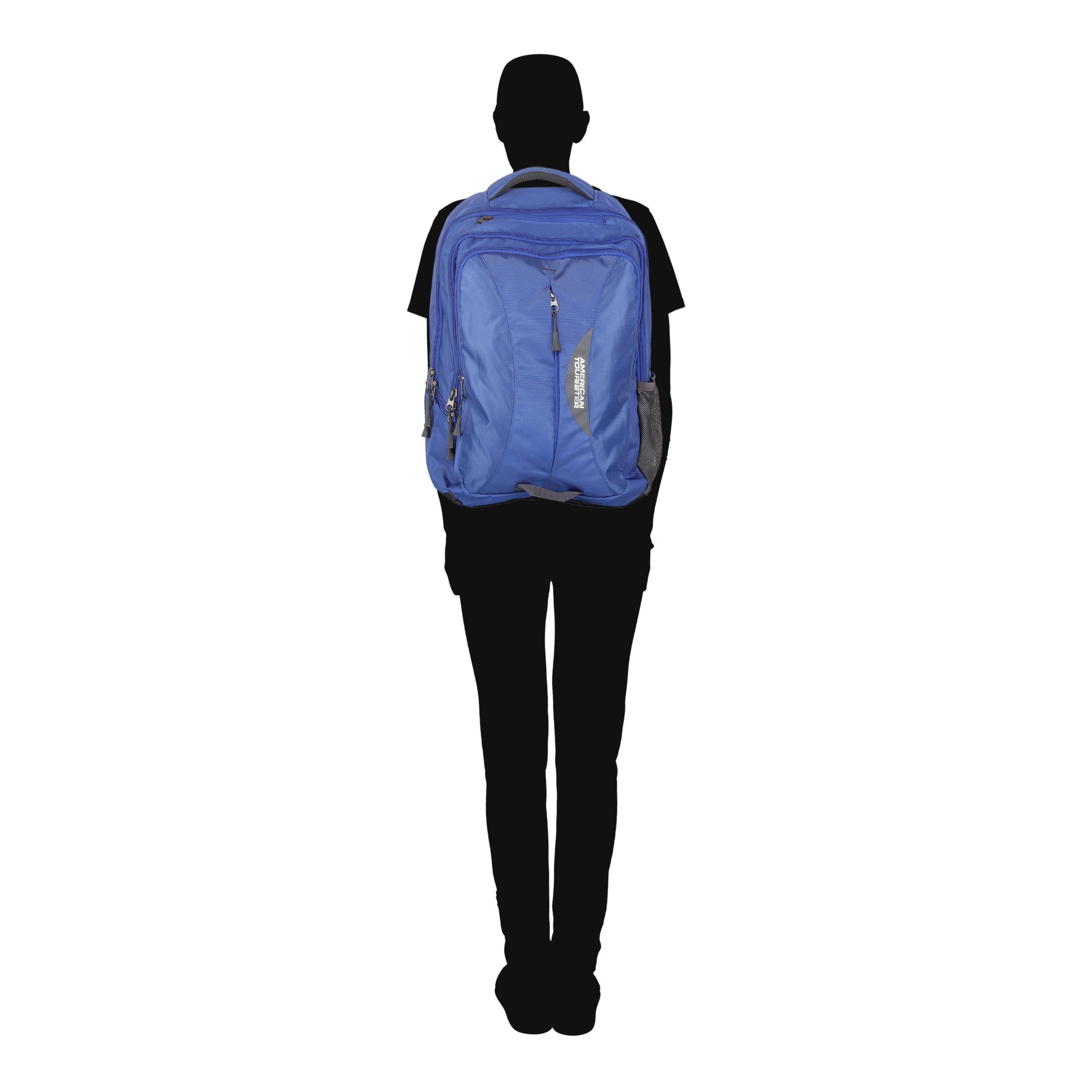 american tourister laptop backpack dodge 02 American Tourister Dodge 02 Blue 2017 Backpack