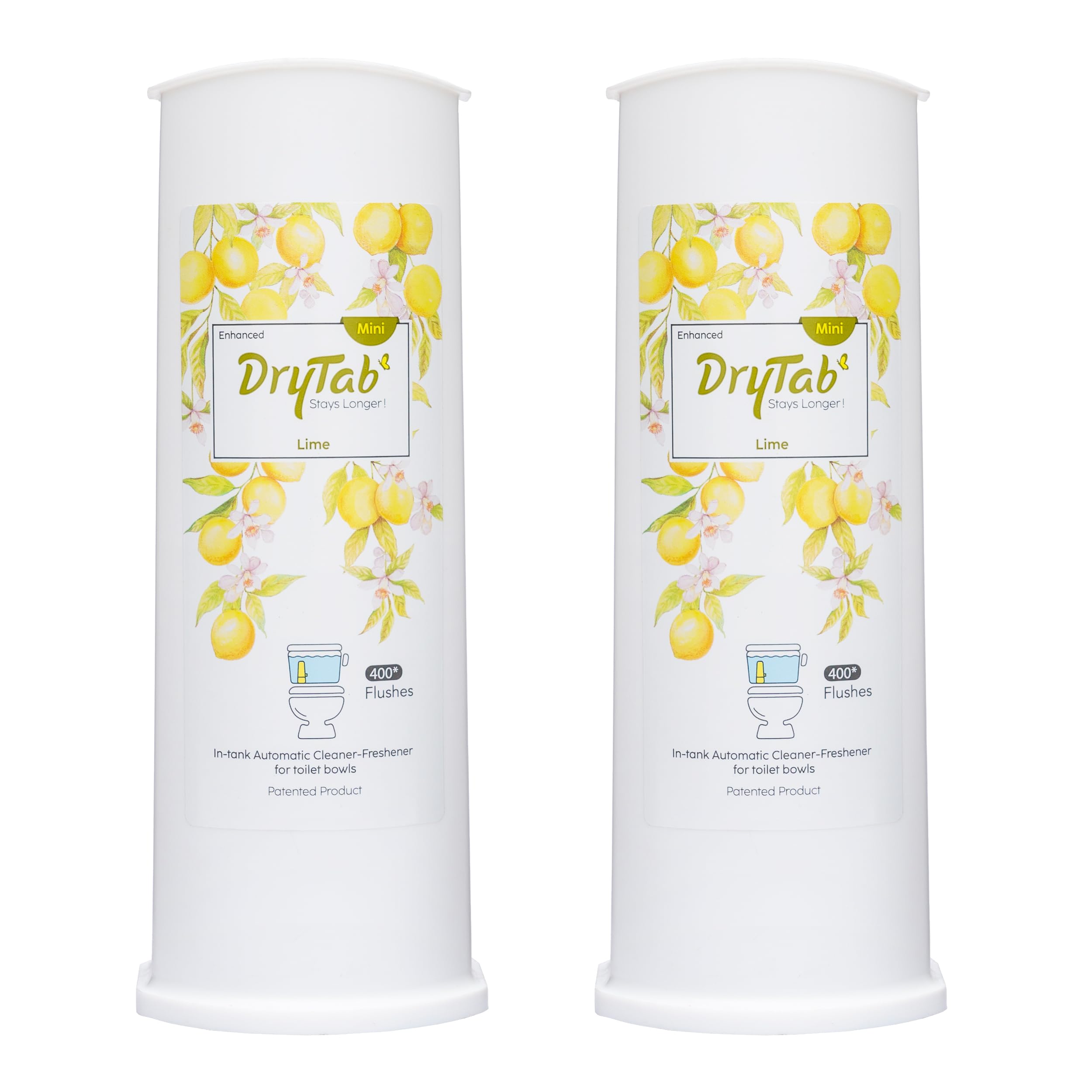 Mini DryTab Combo Lime Automatic Toilet Bowl Cleaner-Freshener(170g Pack of-2 units) (Lime)-image-2