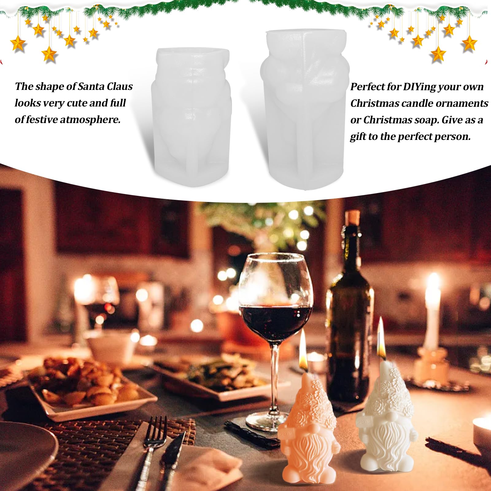 Moule En Résine époxy 3D Gnomes, Outil De Moulage Pour L'aromathérapie, Plâtre De Savon En Silicone, Artisanat, Ornements De Maison, Outils De Moulage