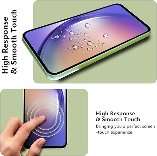 Miniatura 5 de 2 Pack Screen Protector for Samsung Galaxy A54 5G + 2 Pack Camera Lens Protector, 9H Hardness, Anti Scratch, Easy Installation, Case Friendly, Ultra