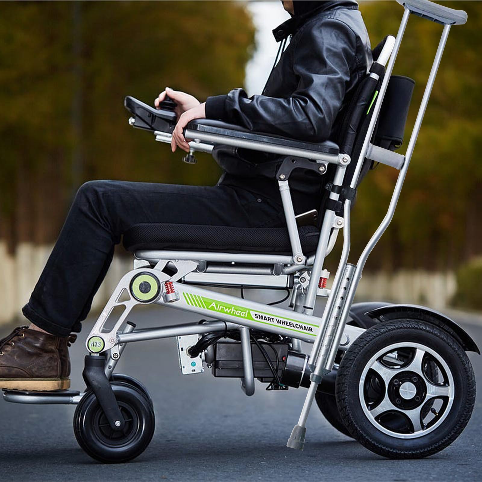 Soporte de caña para andador universal para silla de ruedas - Accesorios para sillas de ruedas, scooters eléctricos, ancianos