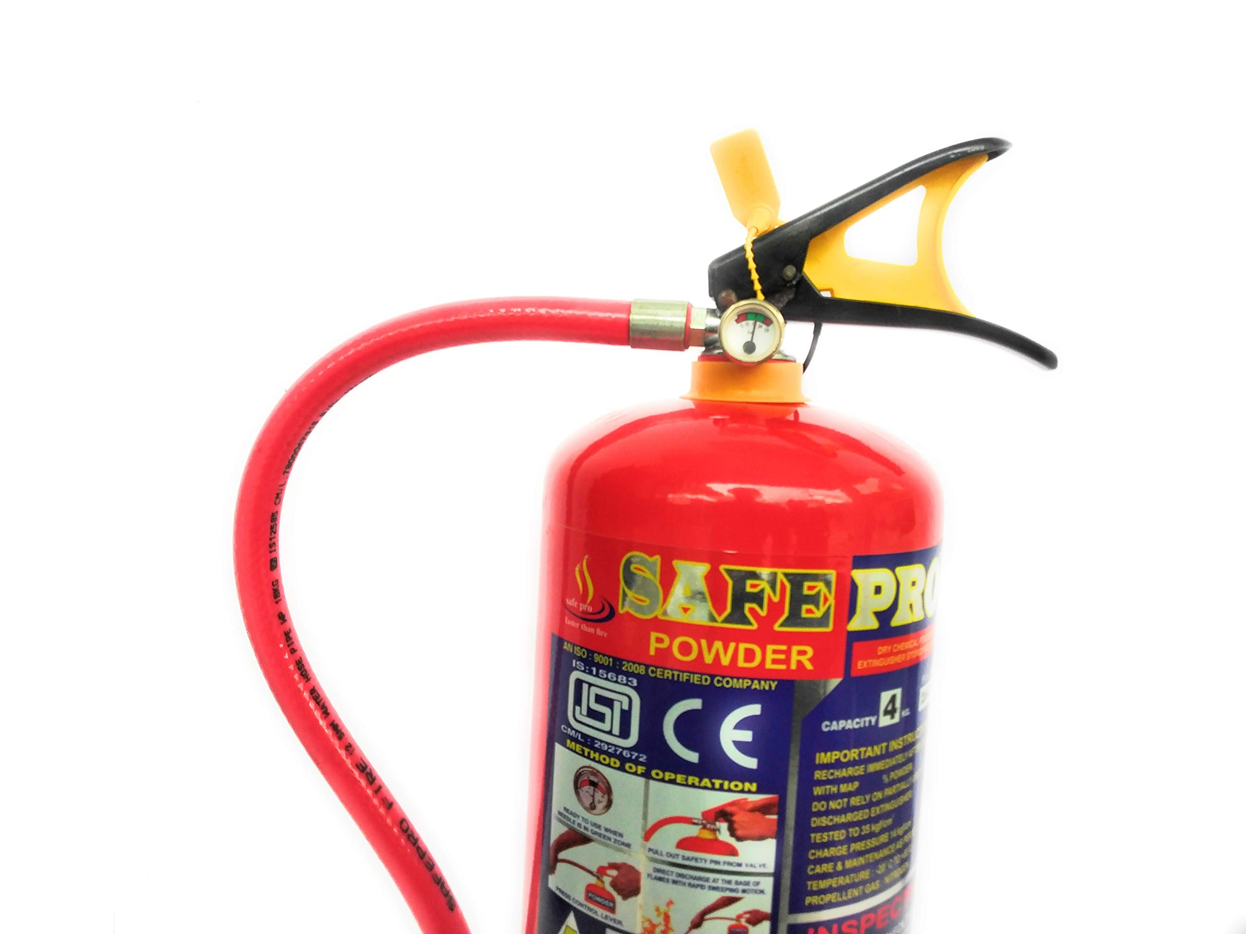 Safe-Pro ABC Type Multipurpose ISI Marked Fire Extinguisher 4 Kg 1