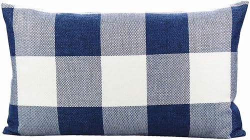 Miniatura 7 de VAKADO Juego de 2 fundas de almohada rosas de San Valentín de 16 x 16 pulgadas, decoración de casa de campo a cuadros para el día de San Valentín,