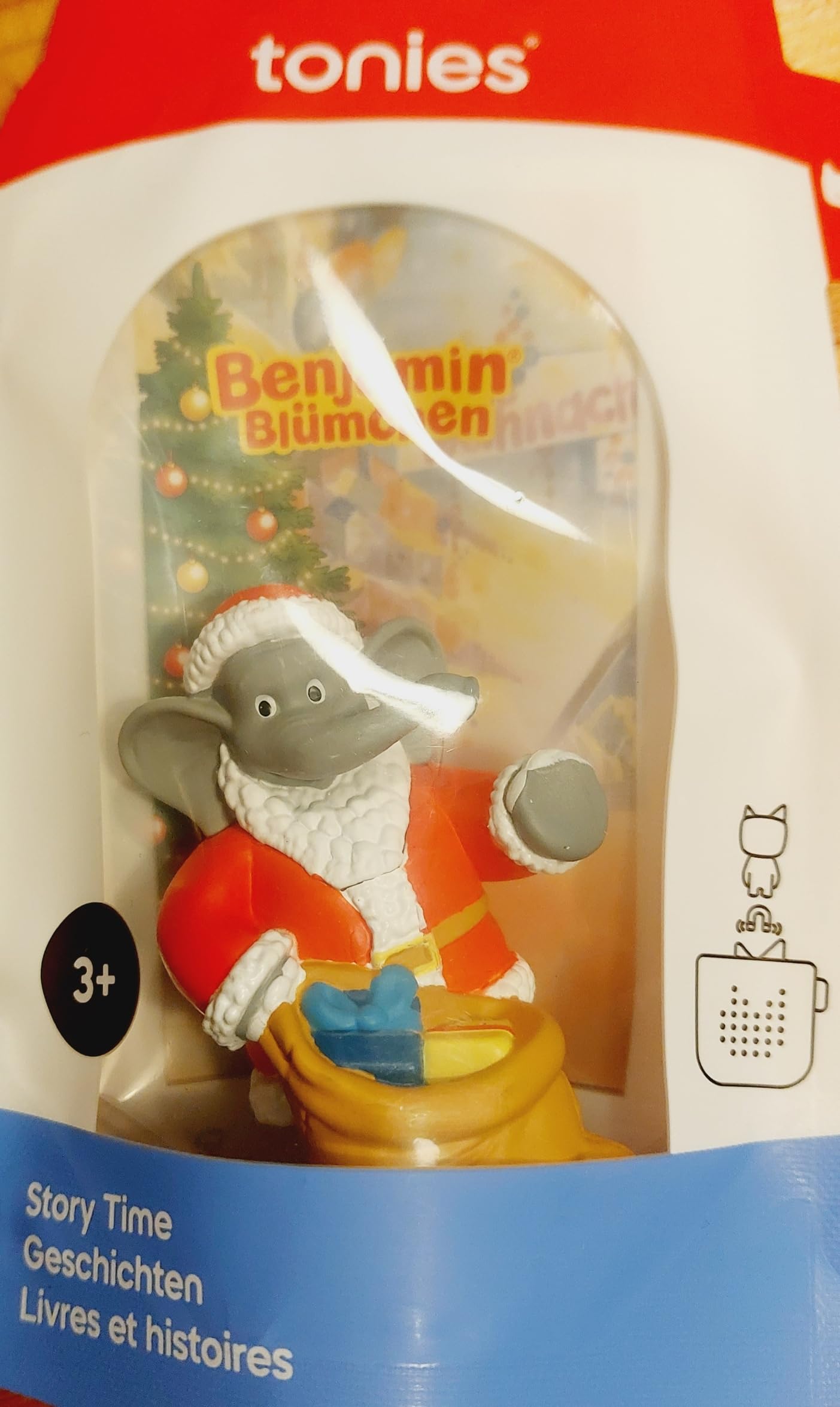 tonies Hörfigur für Toniebox, Benjamin Blümchen - Als Weihnachtsmann, Hörspiel für Kinder ab 3 Jahren, Spielzeit ca. 38 Minuten