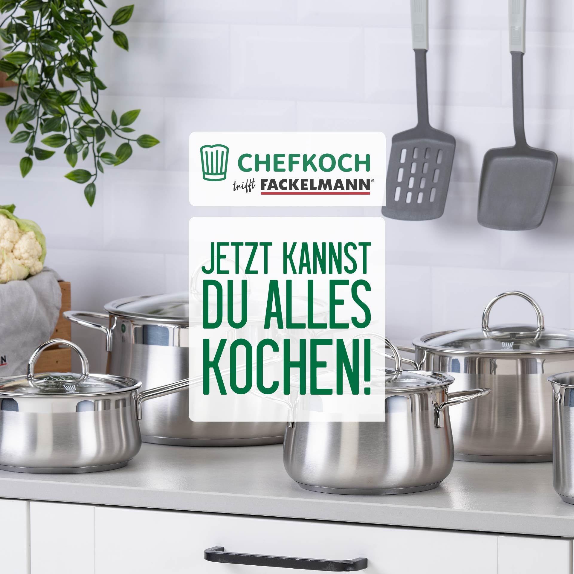 Chefkoch trifft Fackelmann Premium Messerblock aus FSC-zertifiziertem Holz – 6-teilig, mit Antirutsch-Füßen und Edelstahlklingen