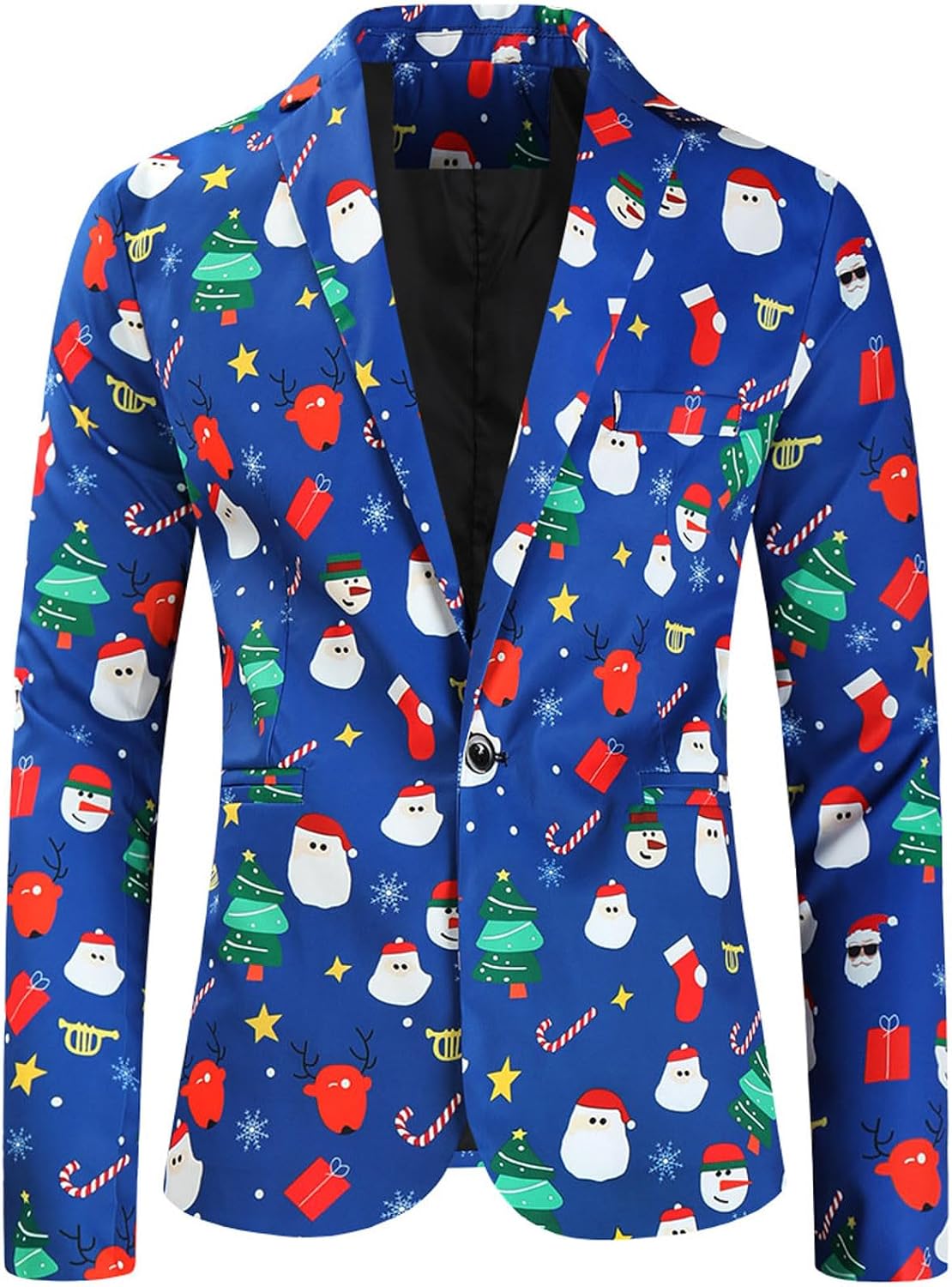 Produktbild von Generisch Weihnachtsjacke Herren Weihnachtssakko Lustig