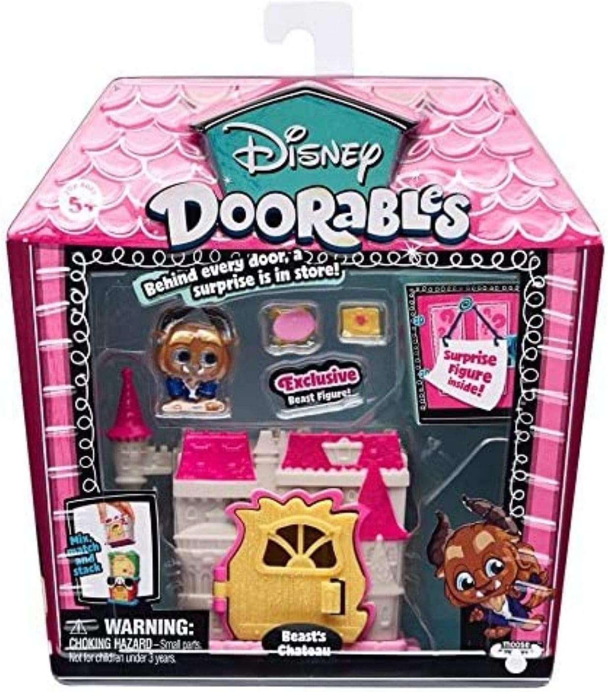 DisneyDoorables Beauty and The Beast Mini Stack Playset, Multi-Colour, 69411