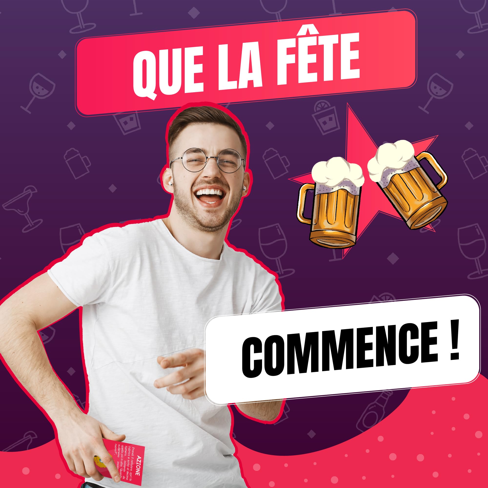 Glop Ero: Jeu de Société Adulte, Jeux d'Alcool et Cartes à Boire, 100 Cartes