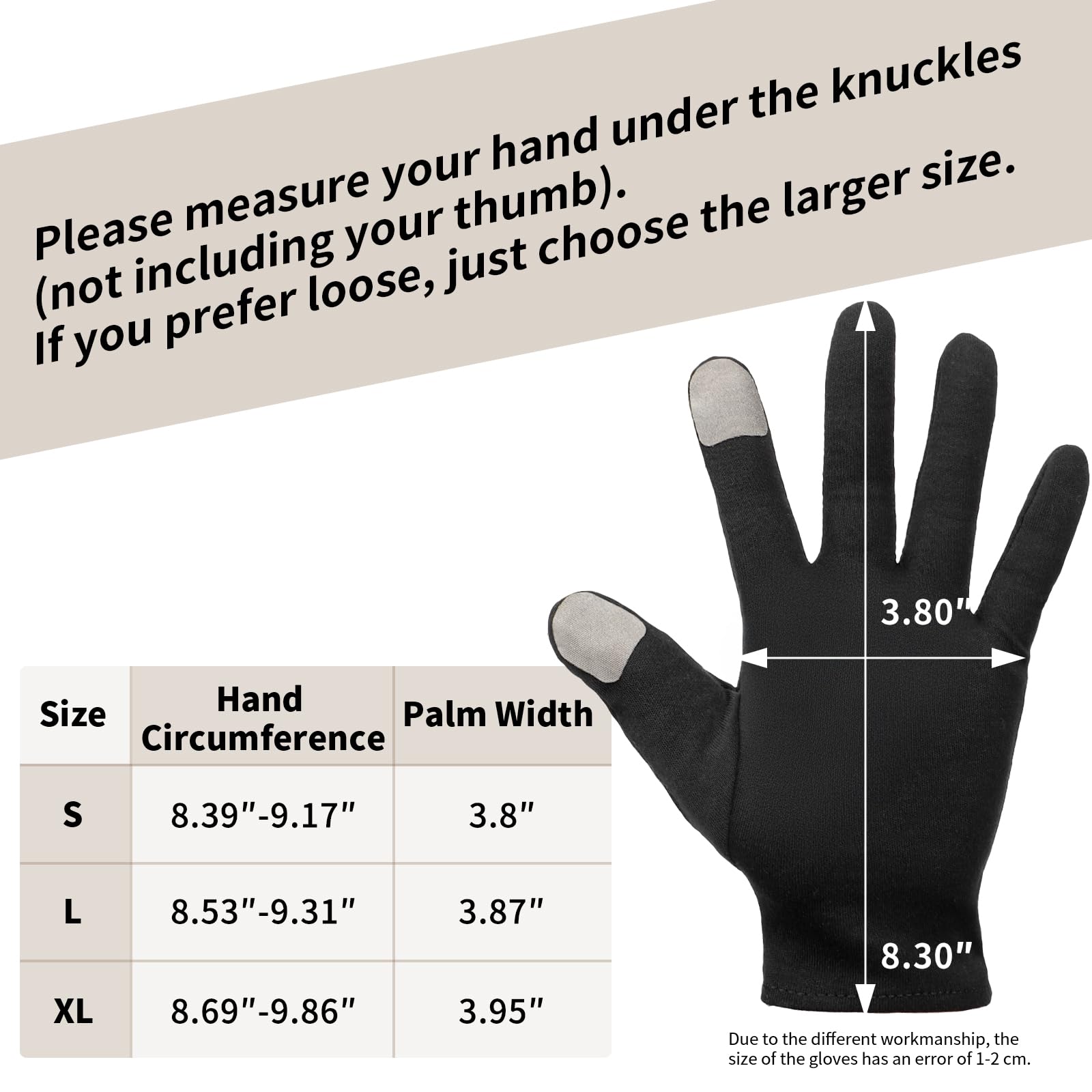 5 pares de guantes pequeños de algodón negro para dormir las manos secas, guantes de trabajo negros para manejo de monedas, joyas, fotografía, para hombres y mujeres, con 20 calcomanías para
