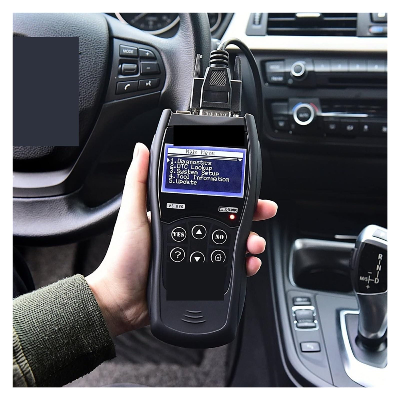 VS890 OBD 2 Czytnik Kodów Błędów Silnika Analizator VS 890 OBDII Narzędzie Diagnostyczne Skanera Samochodowego Wielojęzyczne