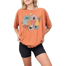 Mama T-Shirt for Women, Pregnancy Reveal to Mother, 100% Cotton Premium Quality, Retro Look Oversized Graphic Tee