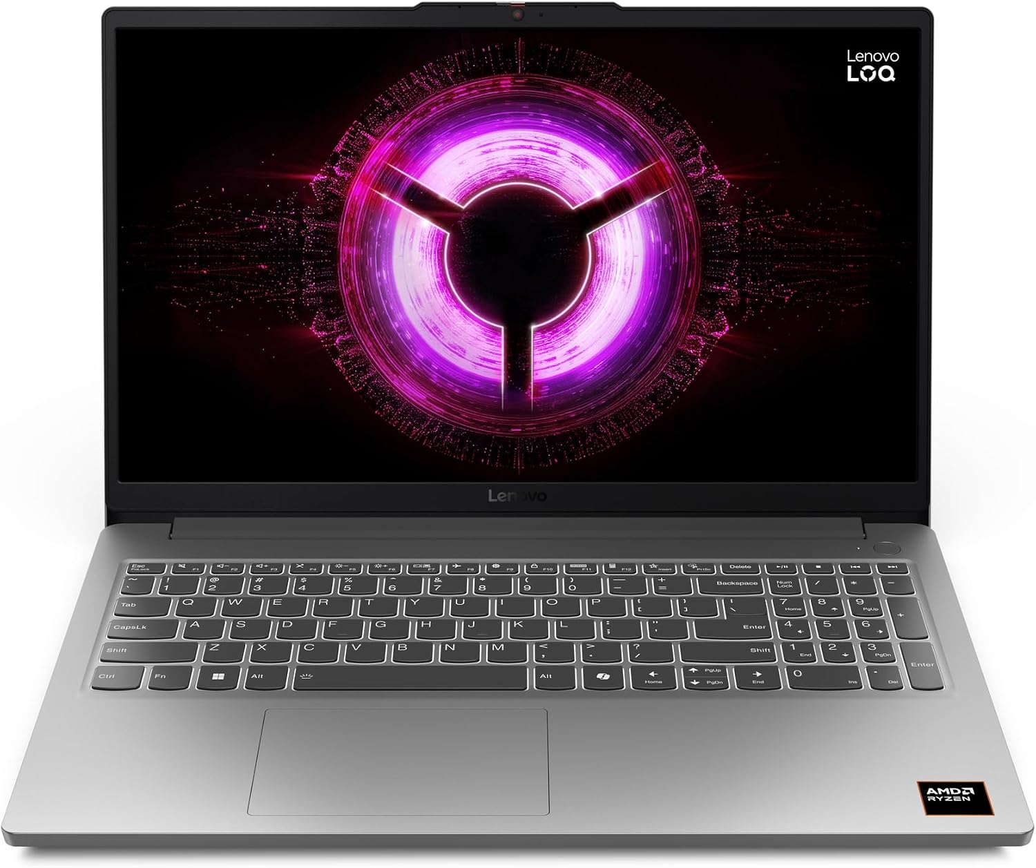 Lenovo LOQ Essential | 15.6 inch FHD Gaming Laptop | AMD Ryzen 7 170 | NVIDIA GeForce RTX 3050 | 144Hz | 16 GB RAM | 512 GB SSD | Wi-Fi 6 | Windows 11 Home | Non-backlit Keyboard | Luna Grey