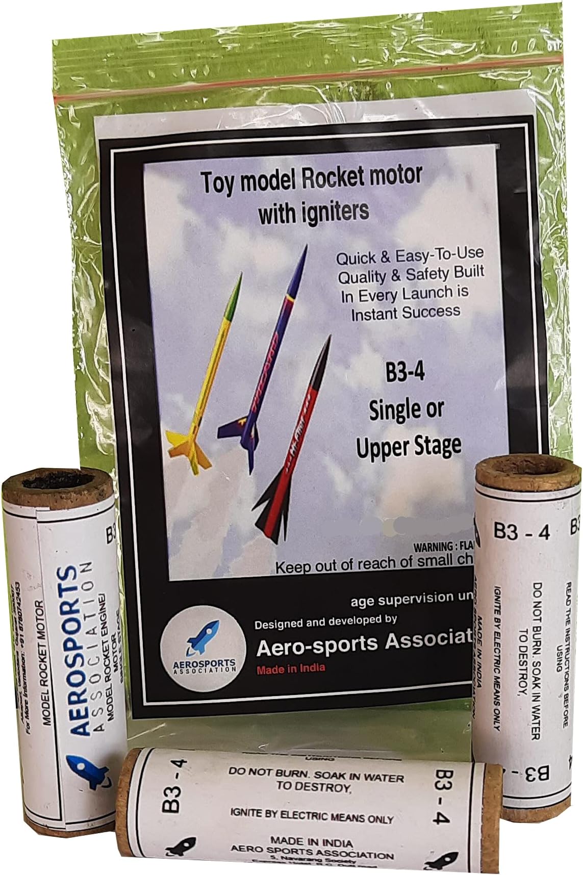 Toy Model Rocket Motor ( B Class),,