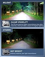 Vista 87 de Nilight Conjunto de luz trasera compatible con Chevy Silverado 1500 1500HD 2500 2500HD 2500 2500HD 3500 2007 Chevrolet Classic OE Style lámpara Lado