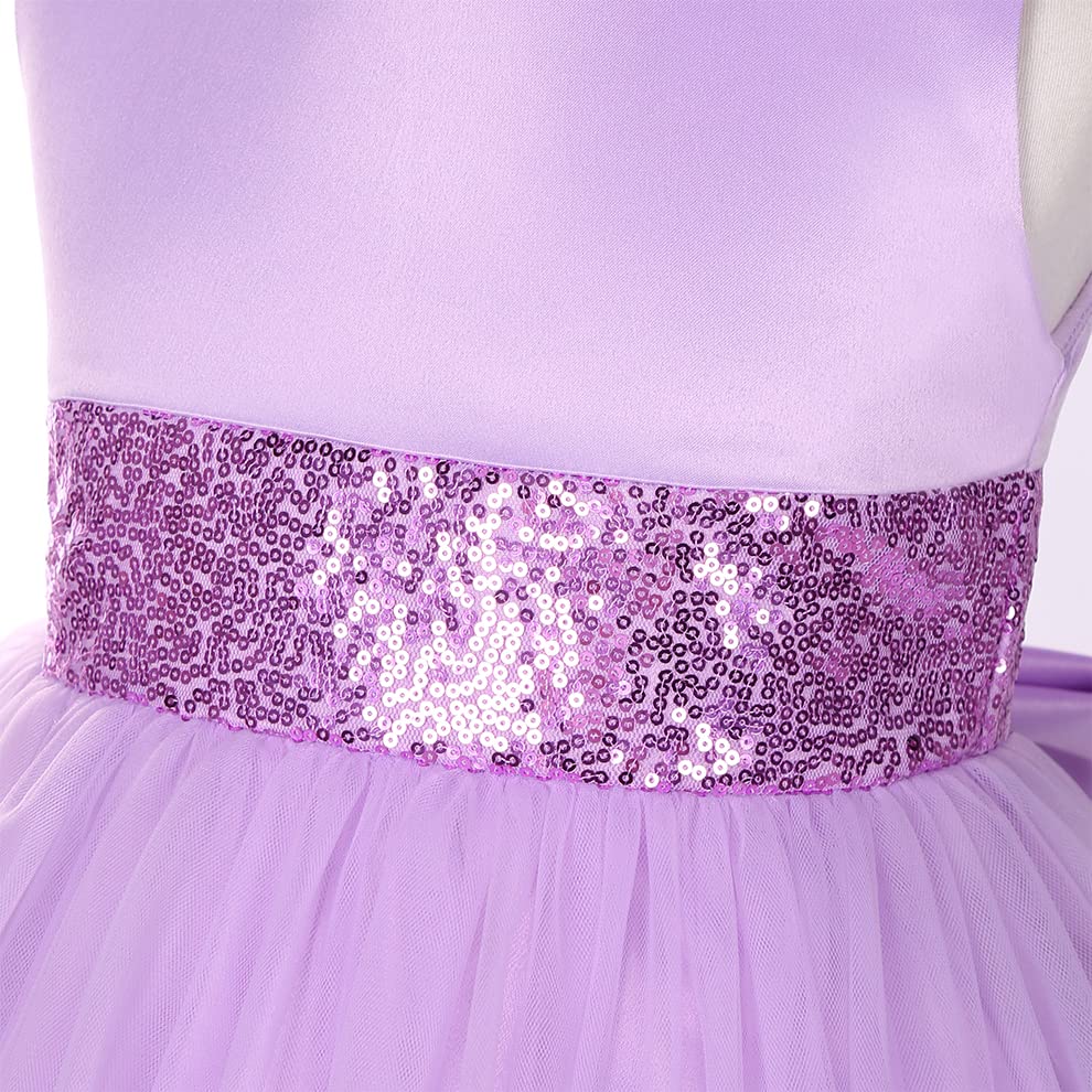 Girls Dress Set Bridesmaid Wedding Princess Children's Birthday Ball Party Show Evening3