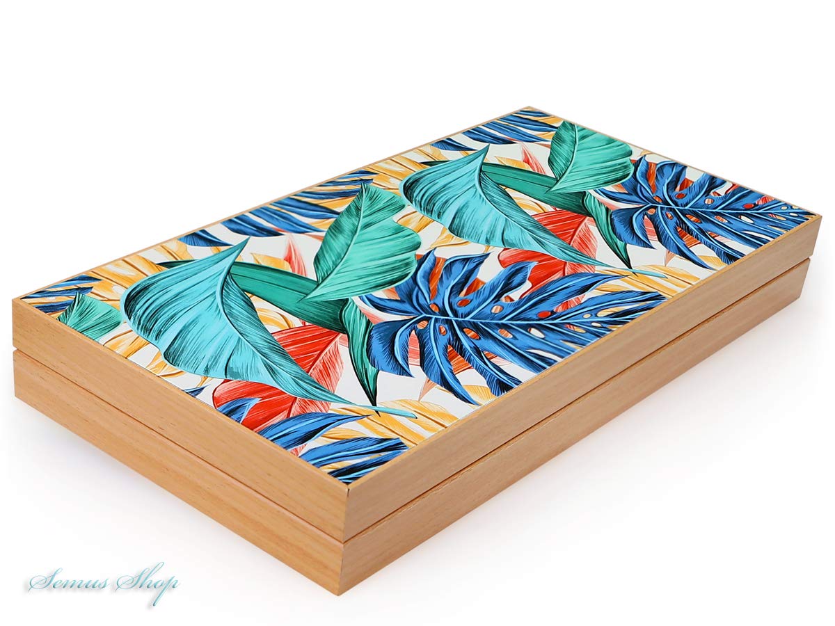 Tropical Luksusowa gra backgammon Tavla DAMA XXL gra towarzyska gra rodzinna