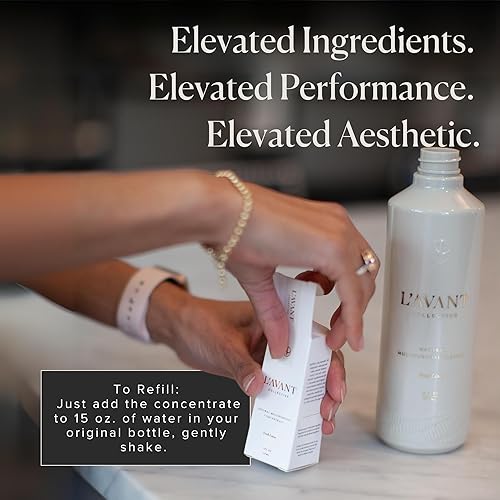 Miniatura 6 de L'AVANT Collective Recambio de limpiador de superficies multiusos (paquete de 3)  Proporciona una potente limpieza para eliminar la grasa y la mugre