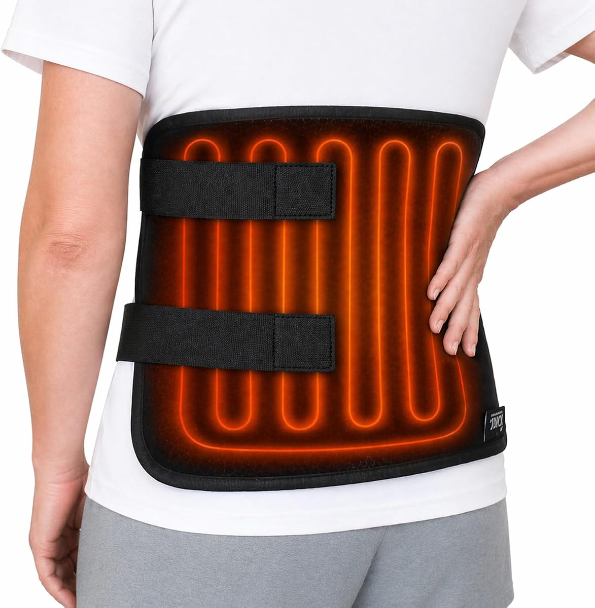 DMI All Body Heating Pad for Back Pain & Period Cramps Relief — Electric Heat Wrap with Extra Long Straps for Neck, Shoulder, Knee, Thigh, 4 Heat Settings, Microplush, 2H Auto-Off, Storage Bag