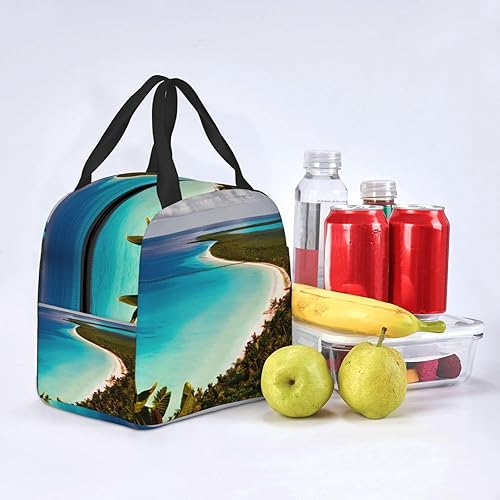 Miniatura 6 de Lonchera de trabajo, bolsa de almuerzo de viaje para mujeres y hombres, contenedor de almuerzo aislado reutilizable de gran capacidad