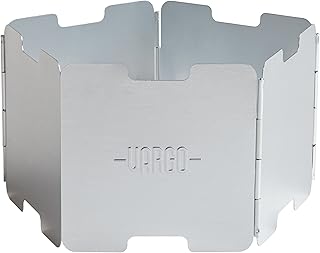 Vargo Aluminum Windscreen (Natural) for Backpacking and Camping Stoves - Vargo