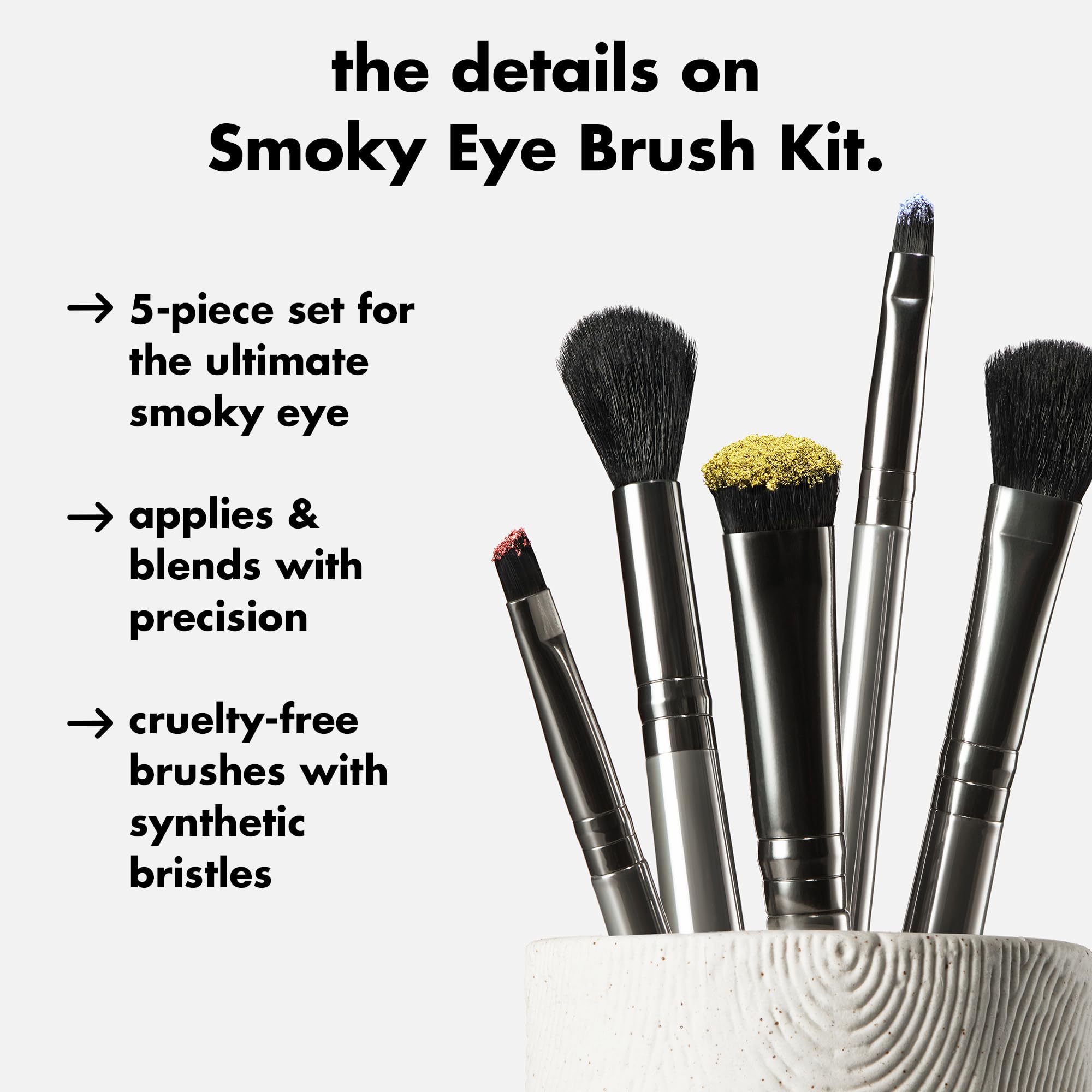 e.l.f. Smoky Eye Brush Kit - Perfect Smoky Eye -2
