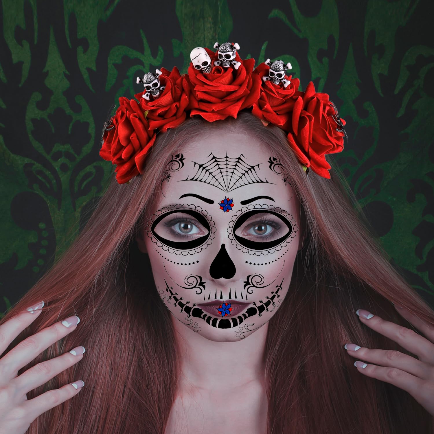 MAOSHYMS Bandeau De Sorcière Halloween,Serre-tête Chapeau De