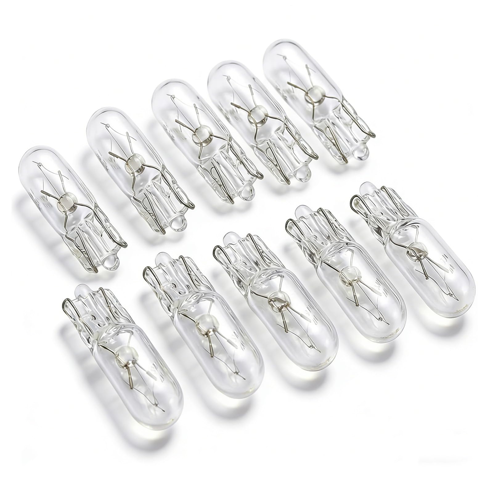 Wcawnlt 10 Piezas Bombilla LED T5 12V W1.2W, Luz Blanca para Tablero de Instrumentos de Auto, Panel de Control Interior, Techo e Iluminación Interior en Automóviles, Camiones, Motocicletas ﻿ — view 7