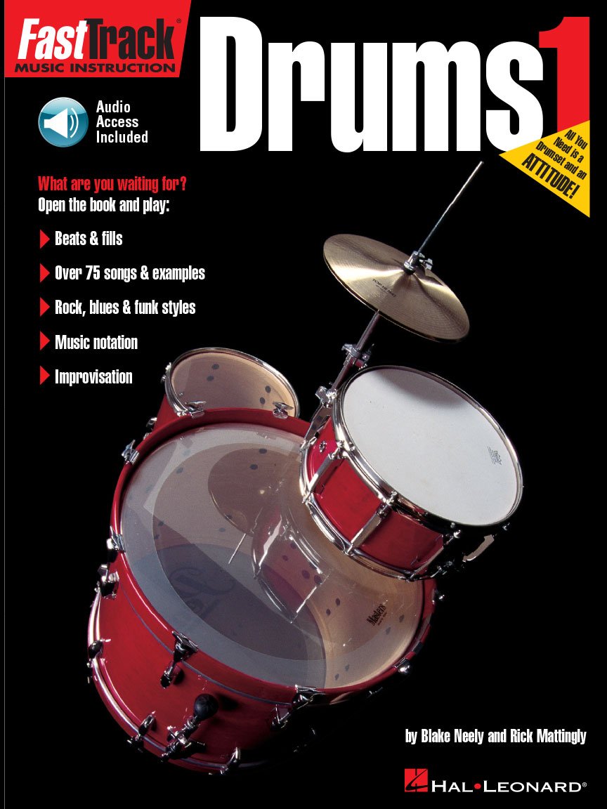 FastTrack Drums Method – Book 1 | Beginner Drum Le- 0793574099, Neely, paperback