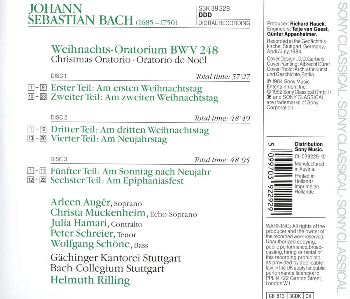 Weihnachtsoratorium (Gesamtaufnahme)