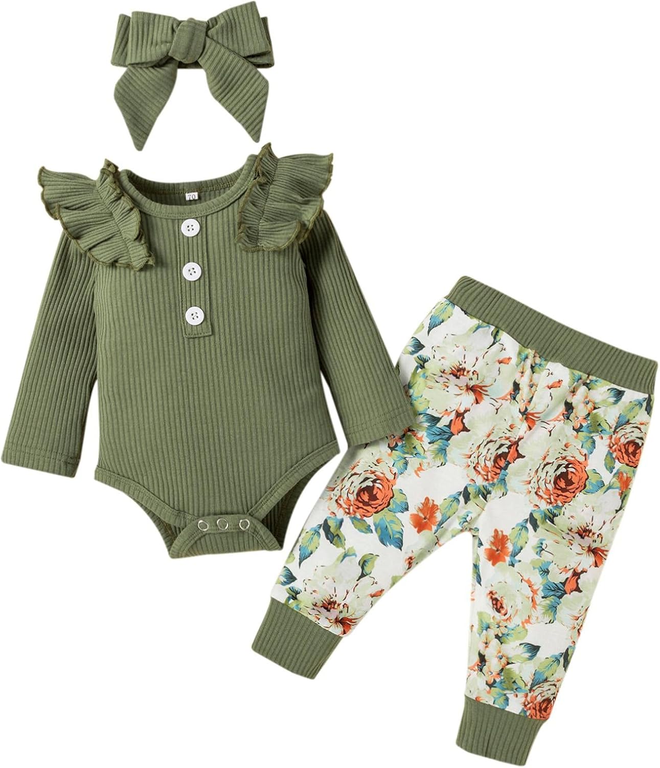 Kaoayi 赤ちゃん服 長袖 ロンパース ロングパンツ 上下セット ヘッドバンド付き 女の子 ベビー服 無地 カバーオール 花柄 ヒョウ柄 ズボン カジュアル 秋 冬 新生児 肌着 可愛い パジャマ 肌着 ガールズ 人気 ボディスーツ ギフト Cafe Du Jardin Com Kaoayi 赤ちゃん服 長袖 ロンパース ロングパンツ 上下セット ヘッドバンド付き 女の子 ベビー服 無地 カバーオール 花柄 ヒョウ柄 ズボン カジュアル 秋 冬 新生児 肌着 可愛い パジャマ 肌着 ガールズ 人気 ボディスーツ ギフト Cafe Du Jardin Com