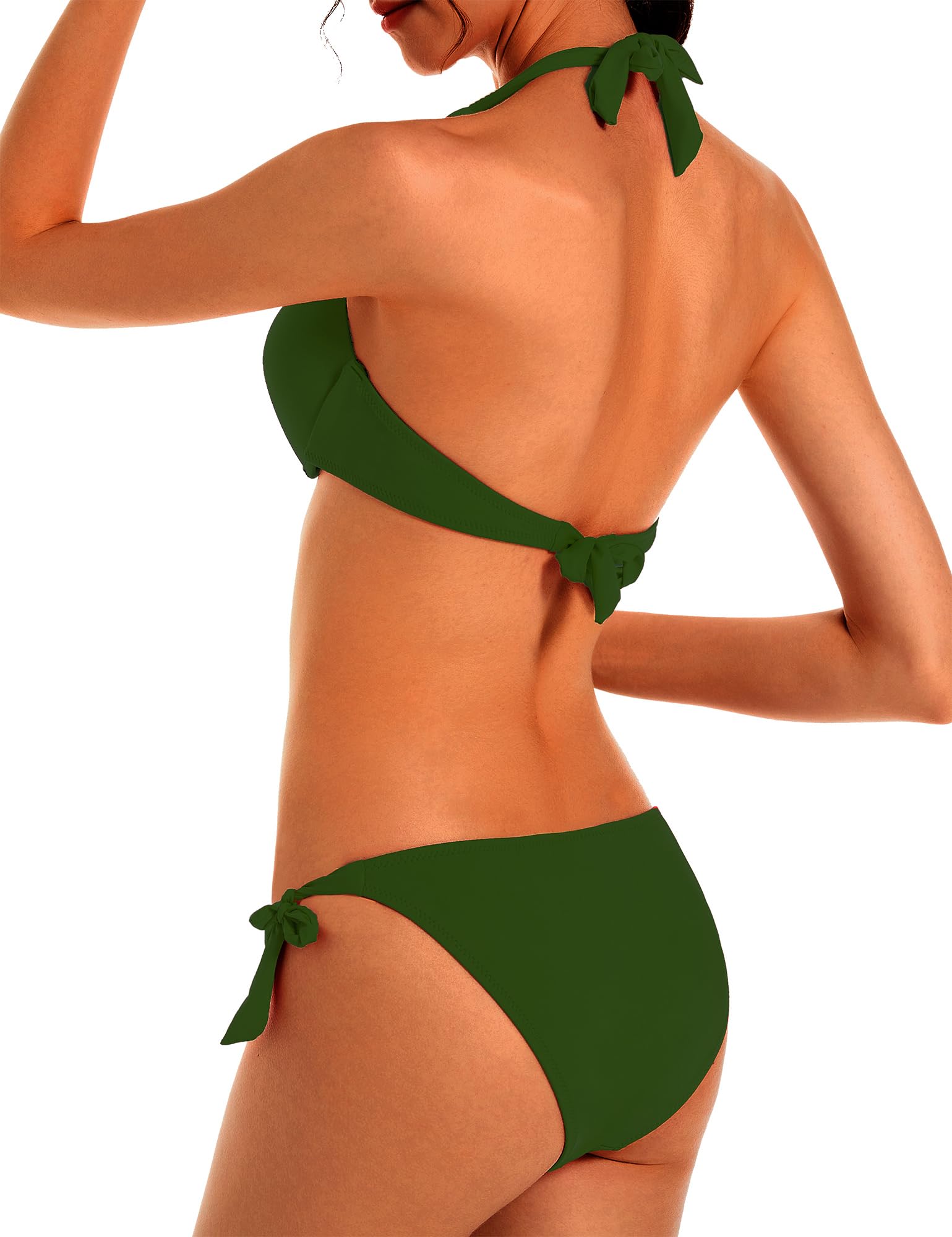 Bikini Donna Costume da Bagno Push Up Imbottito Reggiseno Due Pezzi Coordinati da Bikini per Donna