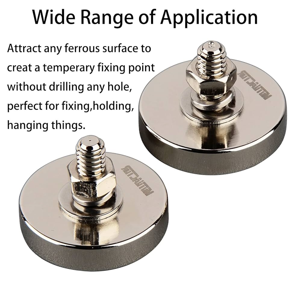 Amazon.co.jp: MUTUACTOR 超強力サークルカップ磁石、1/4インチ