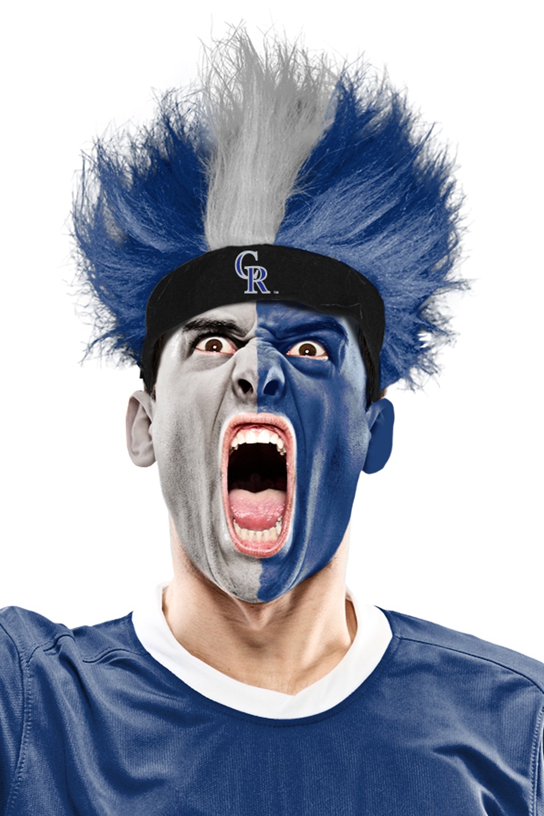 Bleacher Creatures MLB Colorado Rockies Fuzzy Head Wig