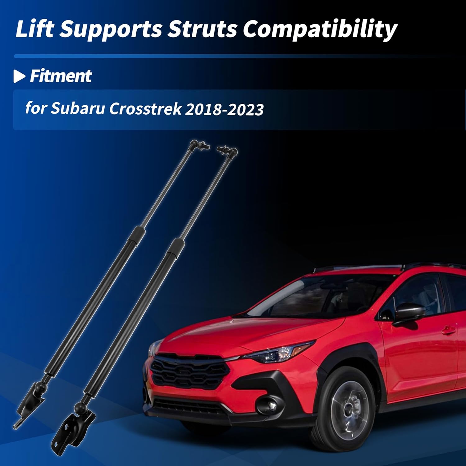 PM4021L-R/63269FL001 Tailgate Lift Supports Struts for Subaru Crosstrek 2018-2023 Rear Hatch Gas Spring Shocks