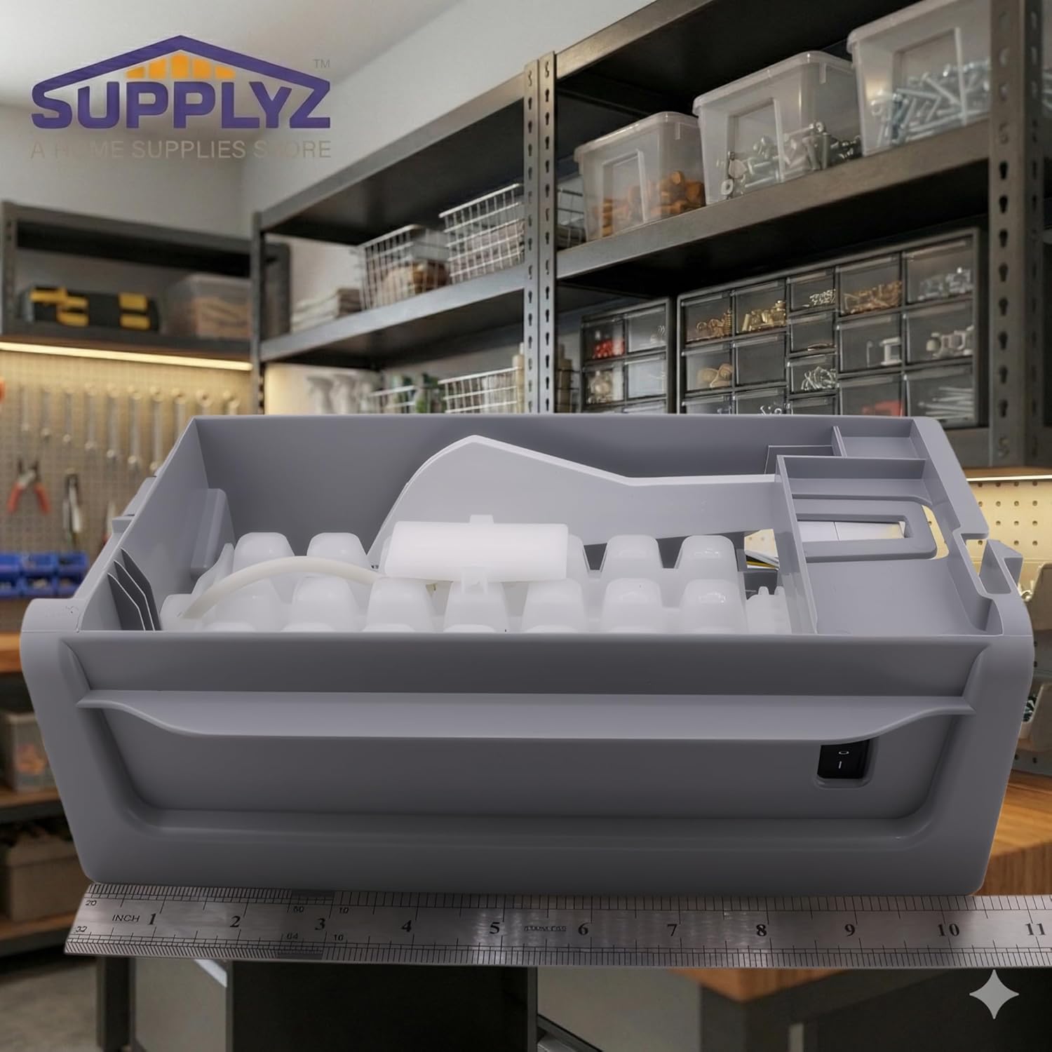 Direct Replacement for Whirlpool W11557001 Refrigerator Icemaker W11115534 W11391034 W11414319