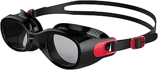 Speedo Unisex Futura Classic Goggles, Red/Smoke, One Size