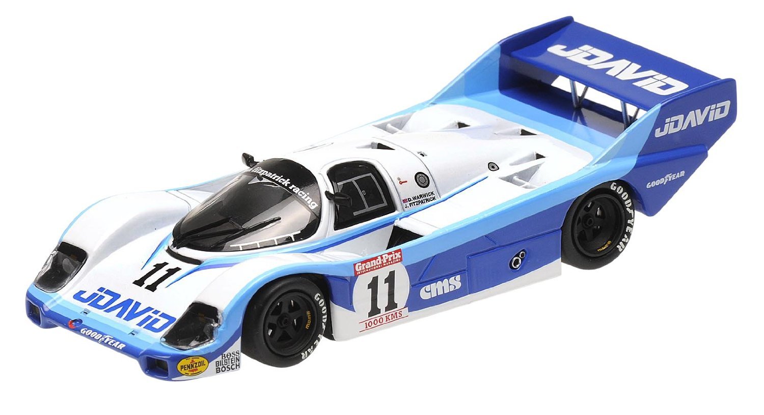 PMA 1/43 ポルシェ 956K 1000Km ブランズハッチ 1983 Winners #11 Fitzpatrick/Warwick 完成品 Amazon.co.jp: PMA 1/43 ポルシェ 956K 1000Km ブランズハッチ