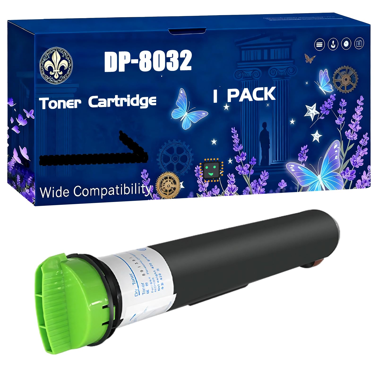 Compatible for Panasonic DP-8032 DP-8032; WorkiO DP2310 DP2330 DP3010 DP3030 Printers, Toner Cartridge Black High Yield 15000 Pages, Printer Accessories (1 Pack Black)