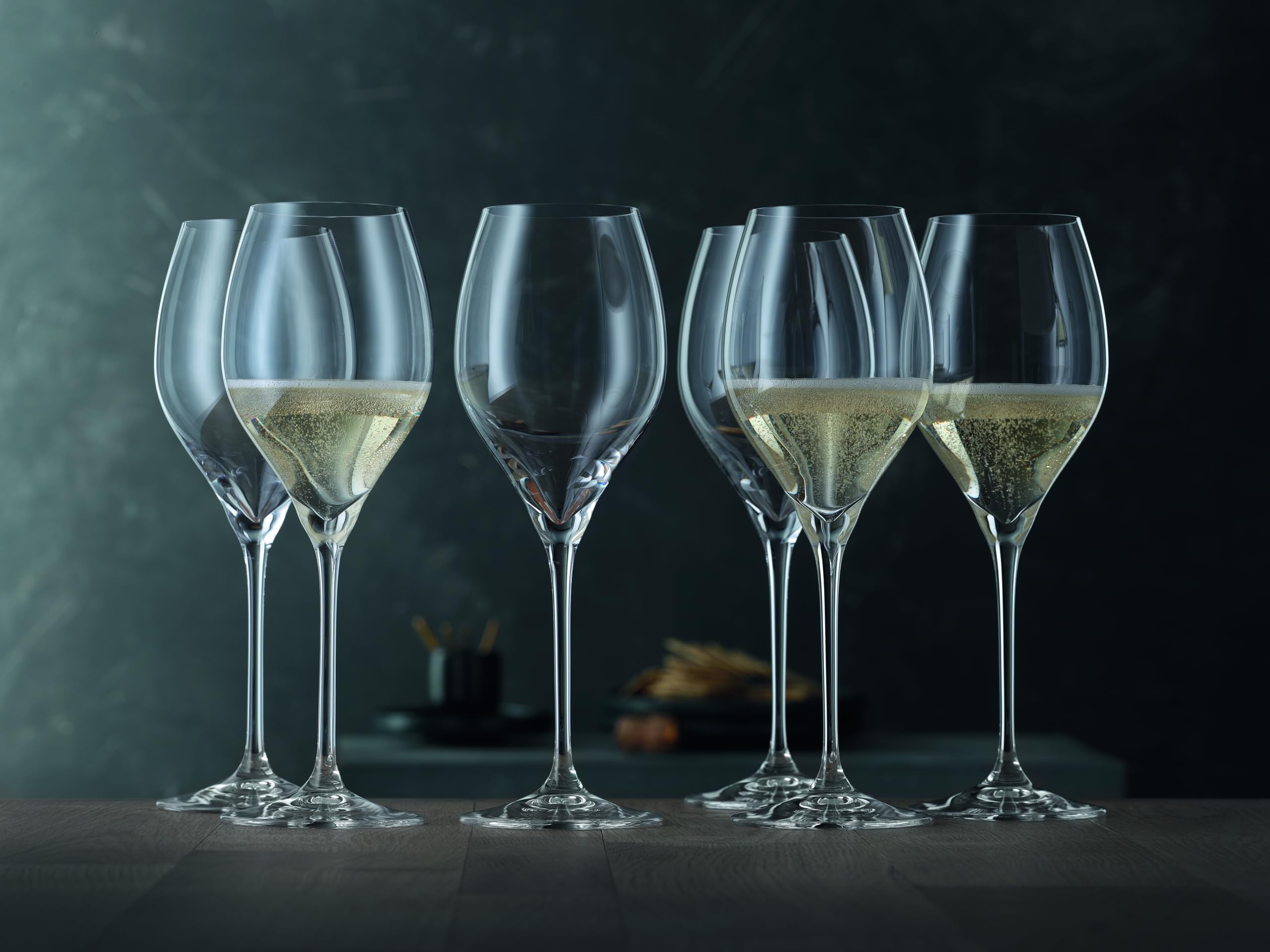Spiegelau Champagnergläser, Sparkling Party 450ml, 6 Stück, Special Glasses, 4900327, Champagner Gläser aus Kristallglas, Sektgläser spülmaschinenfest