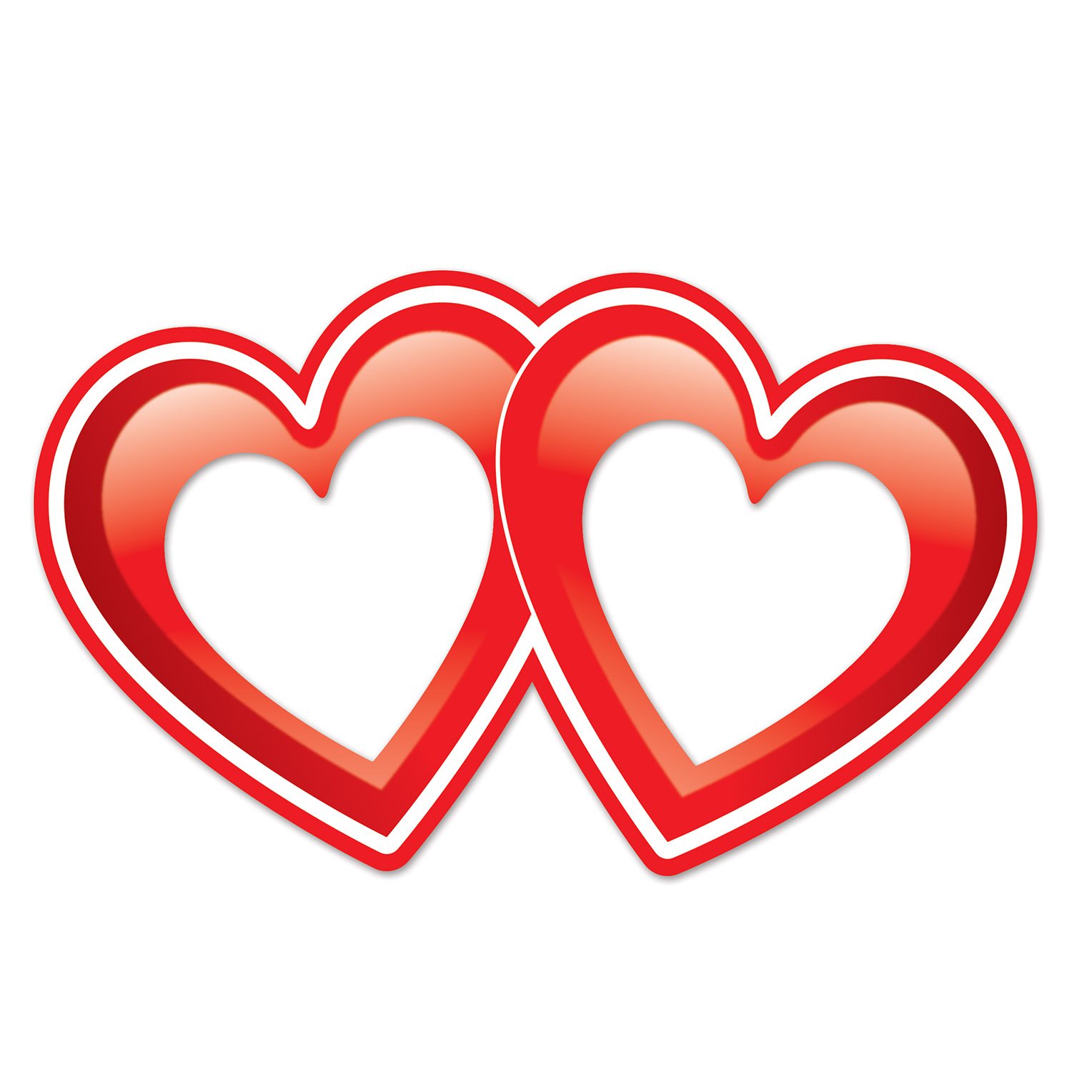 Cadre photo coeurs Beistle pour animation photobooth de Saint-Valentin