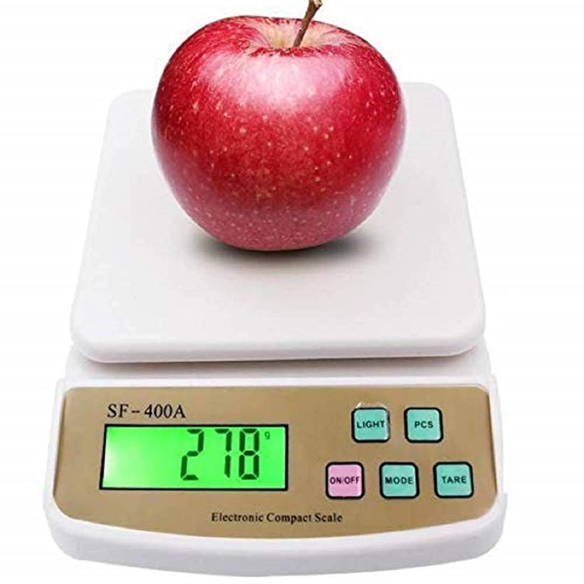 Gravino Weight Digital Kitchen Scale Electronic 10 Kg Weight Machine With Backlit Lcd Digital Weight Machine For Home For Food Cake Spices Vegetable (10 Kg)-image-10