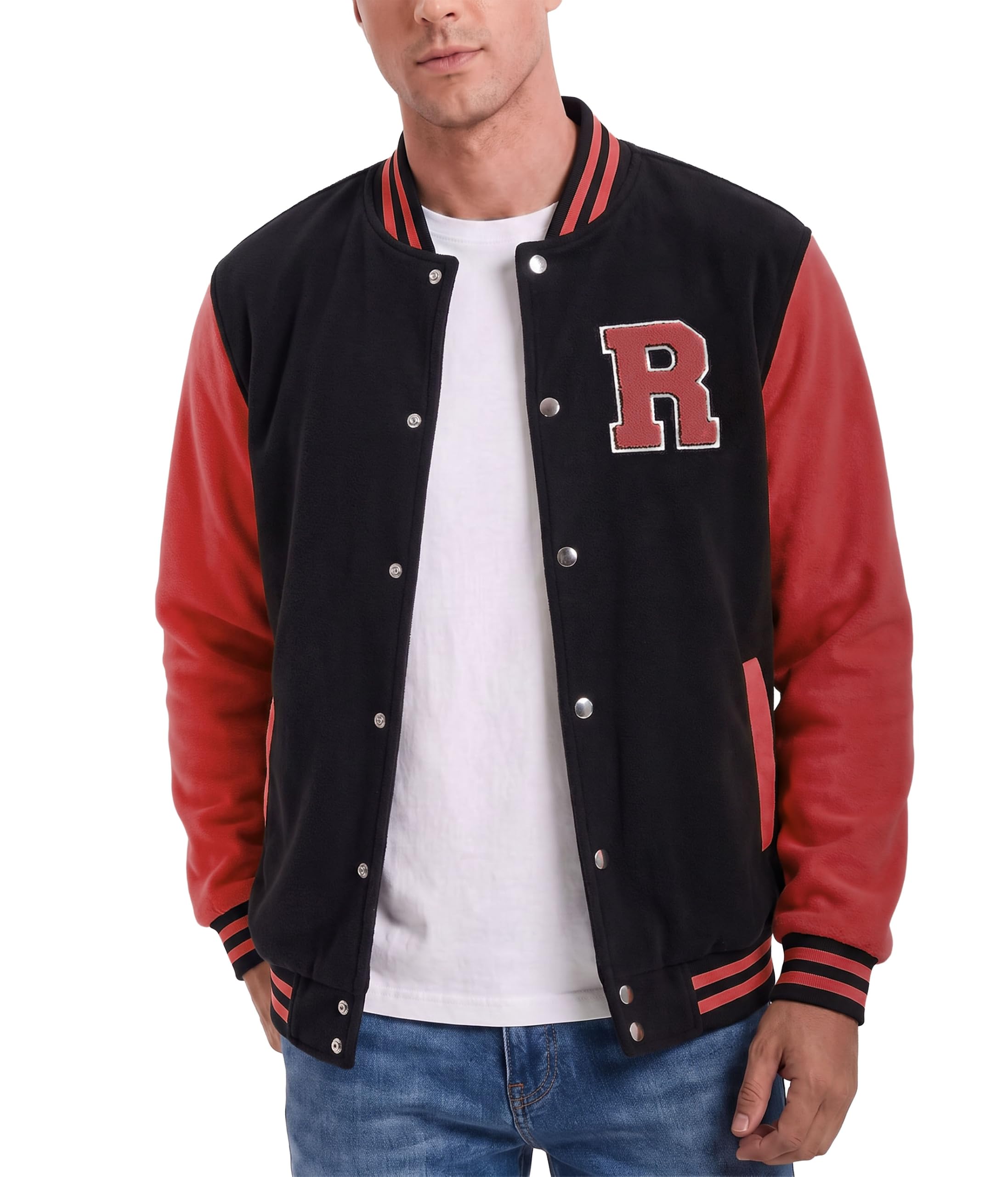 Letterman Jacket Men - High School Bomber Baseball Mens Varsity Jackets