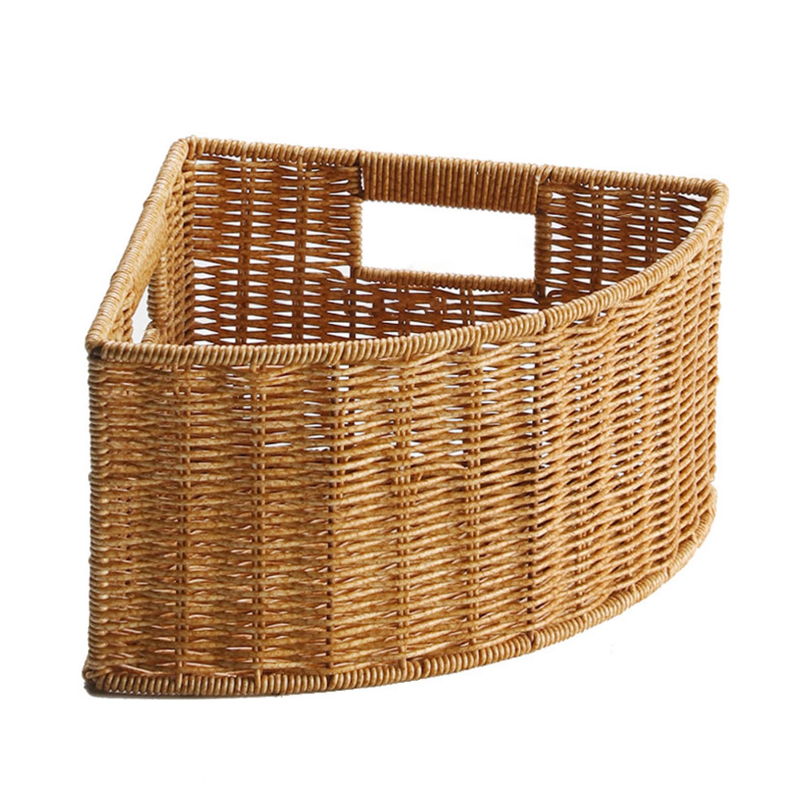 PANGBOER Corner Storage Basket for Clothes and Household Items with Space Saving Triangle Design in 2 Sizes Laundry Storage Basket