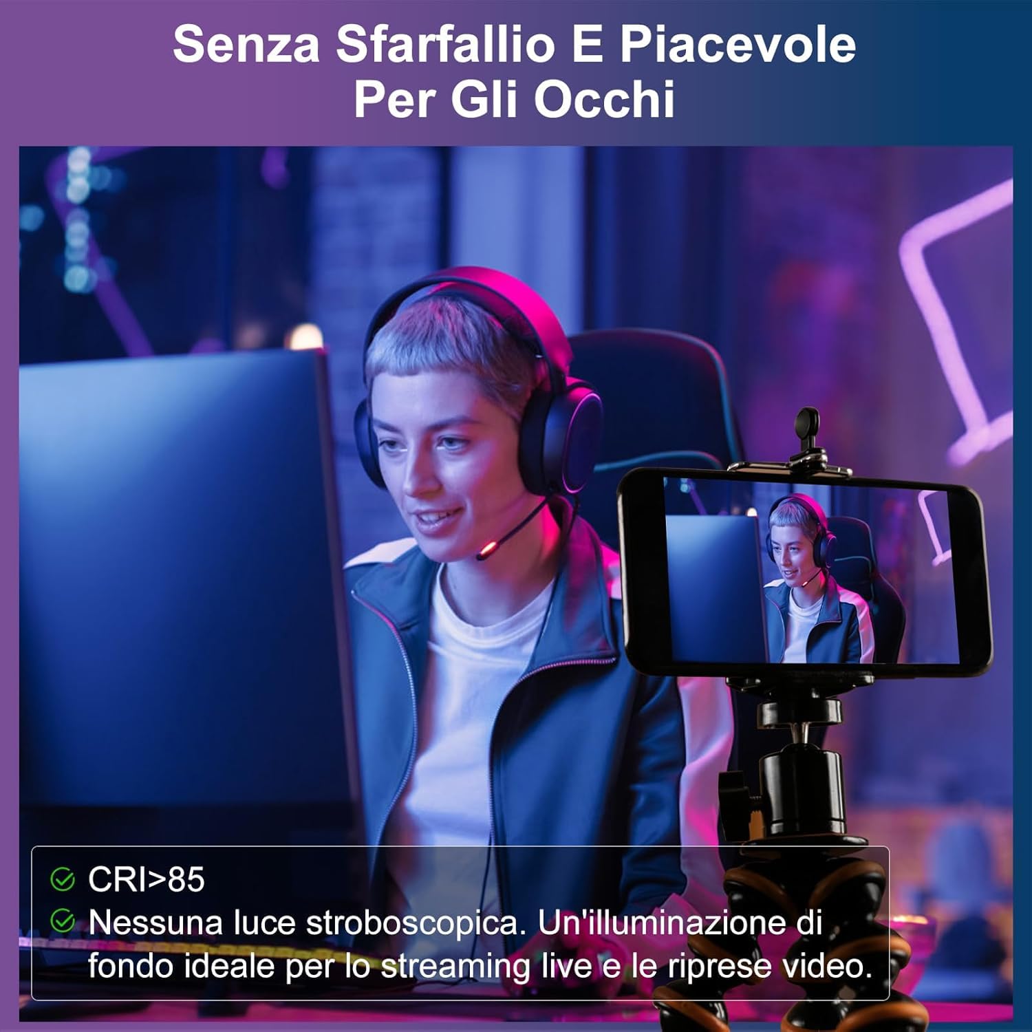 Generico ManGurLumex Set 4 Faretti LED da Incasso Smart, RGB, 7W, 660 Lumen, Compatibile con Alexa
