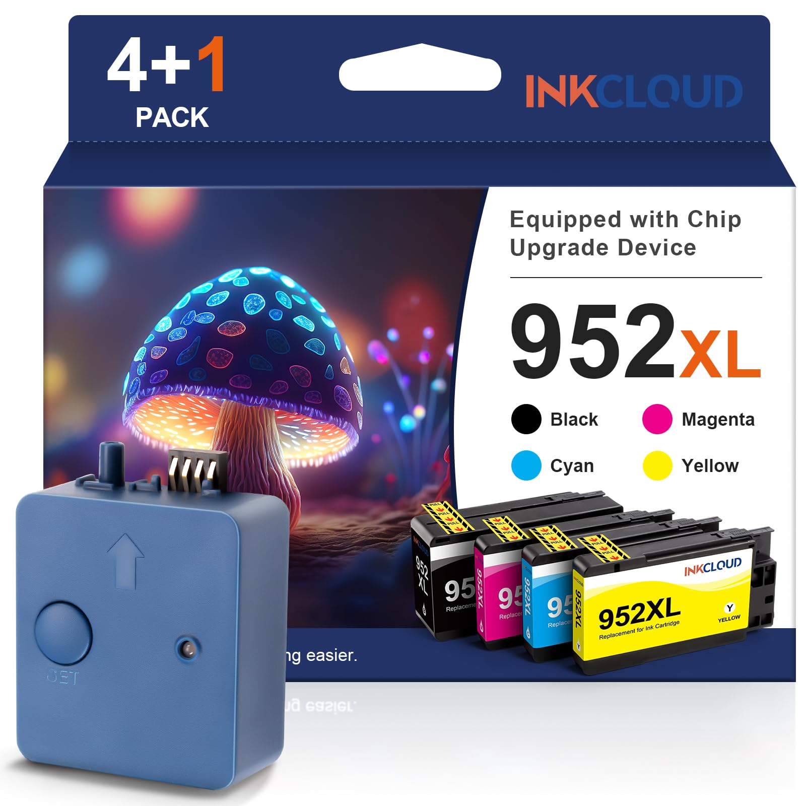 952XL for HP 952XL Ink Cartridges Combo Pack Compatible for HP OfficeJet Pro 8710 7740 8720 8715 8210 8703 8730 8728 8702 Printers with Chip Upgrade